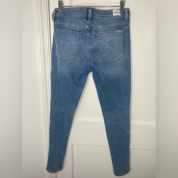 HUDSON Natalie Mid rise Super Skinny Ankle Jeans. - Picture 5 of 9
